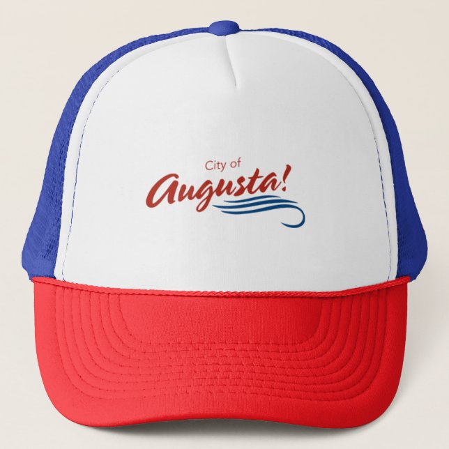 AUGUSTA MAINE TRUCKER HAT (Front)
