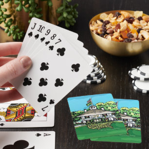 Augusta National Clubhouse  Playing Cards