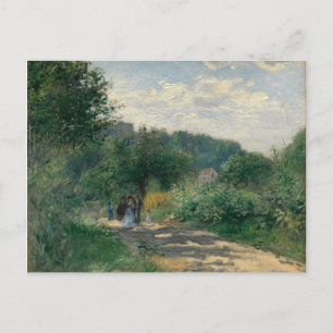 Auguste Renoir A Road in Louveciennes Postcard