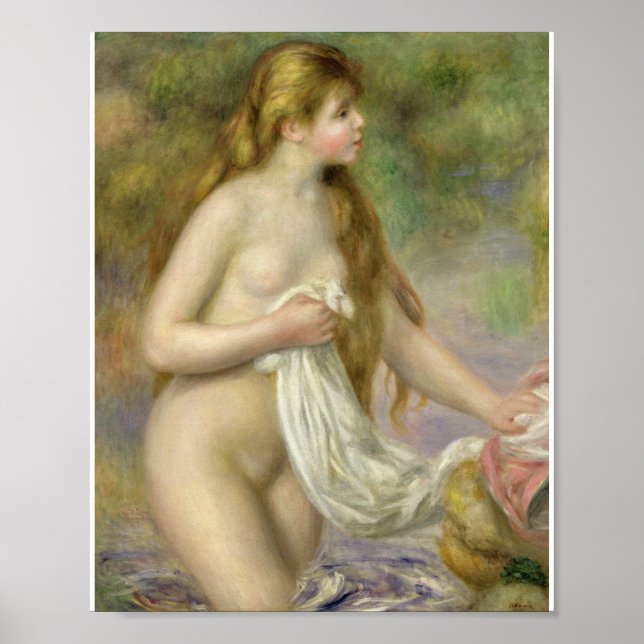 Auguste Renoir - Bather With Long Hair Poster (Front)