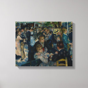 Auguste Renoir - Dance at Le Moulin de la Galette Canvas Print