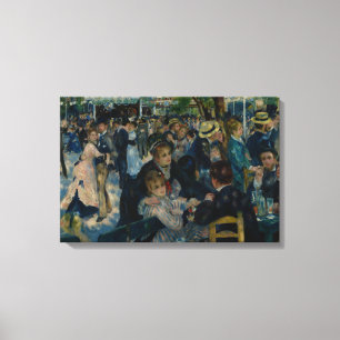 Auguste Renoir - Dance at Le Moulin de la Galette Canvas Print
