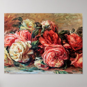 Auguste Renoir - Discarded Roses Poster