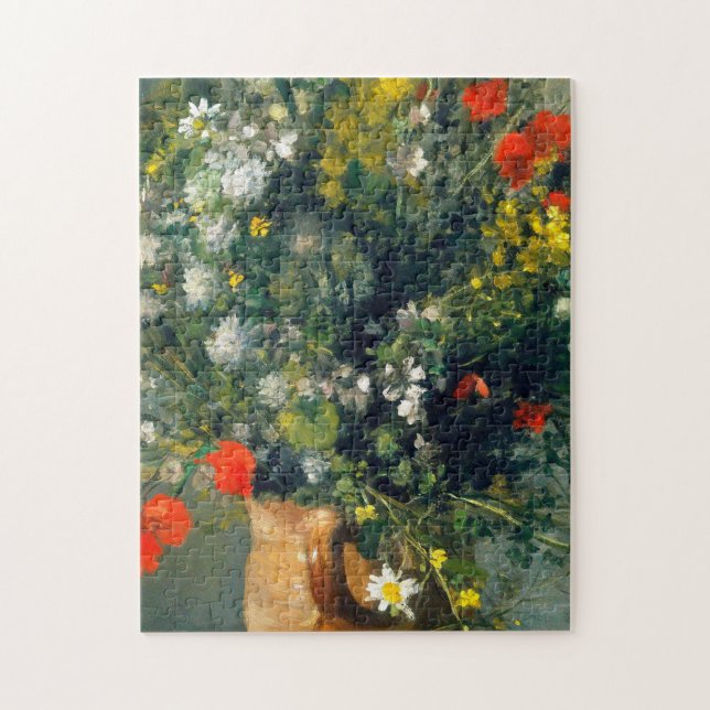 Auguste Renoir - Flowers In A Vase Jigsaw Puzzle (Vertical)