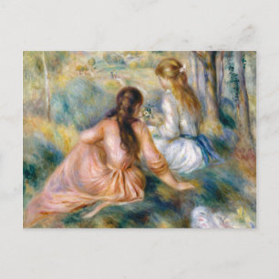 Auguste Renoir In the Meadow Postcard