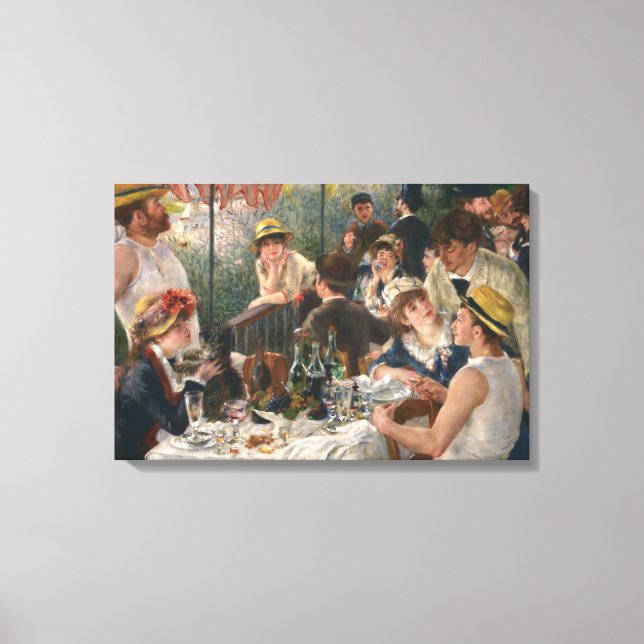 Auguste Renoir - Luncheon of the Boating Party Canvas Print (Front)