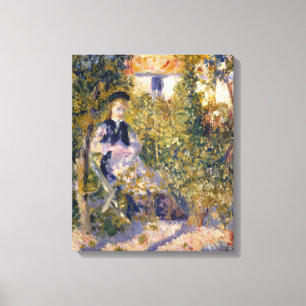 Auguste Renoir Nini in the Garden Canvas Print