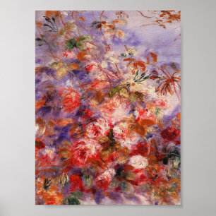 Auguste Renoir - Roses By The Window Poster