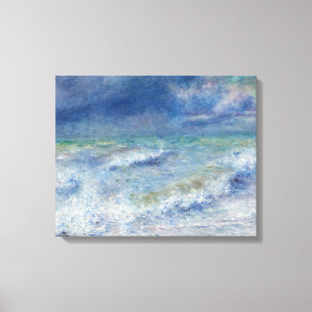 Auguste Renoir - Seascape Canvas Print (Front)