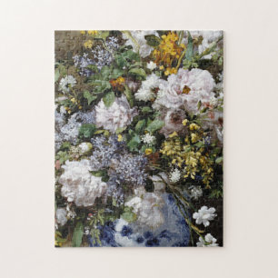 Auguste Renoir - Spring Bouquet .Spring Jigsaw Puzzle