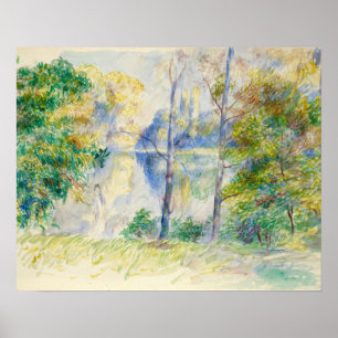 Auguste Renoir - View of a Park Poster