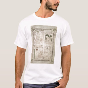 Augustine at the Feet of Christ & Scribe T-Shirt