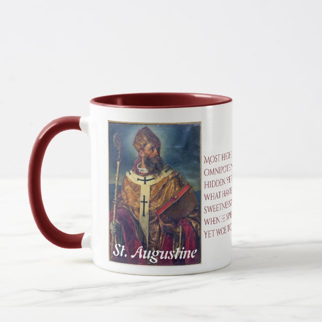 Augustine Mug with Quote (Left)