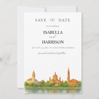 Augustine Skyline Save the Date Template