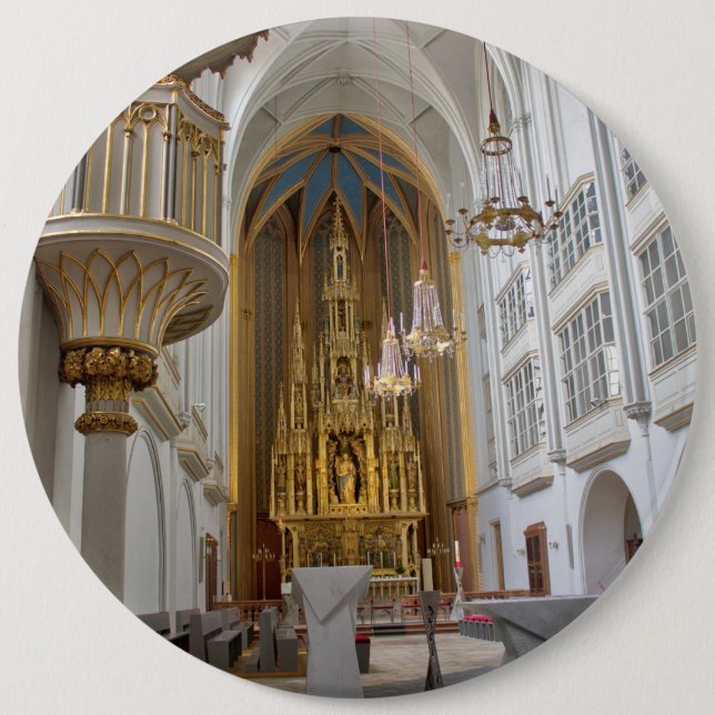 Augustinerkirche, Vienna Austria 6 Cm Round Badge (Front)