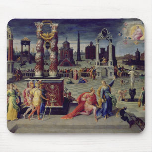 Augustus and the Tiburtine Sibyl Mouse Pad