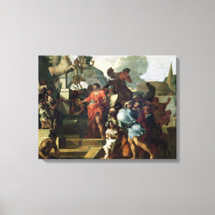 Augustus before the Tomb of Alexander III Canvas Print