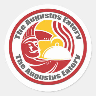 Augustus Eatery Logo Stickers