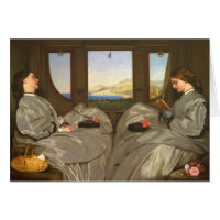 Augustus Egg The Travelling Companions CC0457 Card