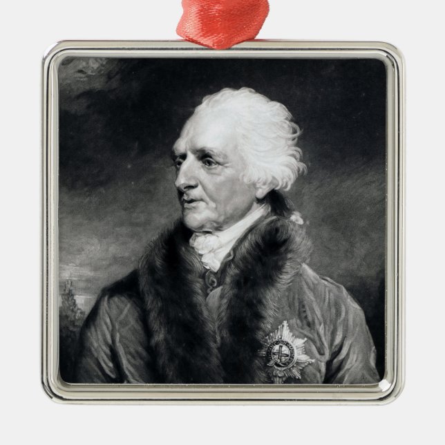 Augustus Henry Fitzroy Metal Tree Decoration (Front)