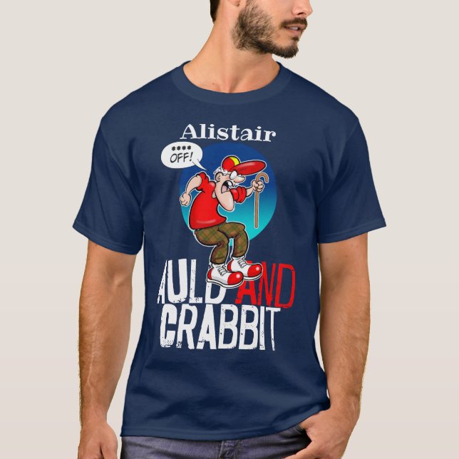 Auld and Crabbit (Old and Crabby) T-Shirt (Front)