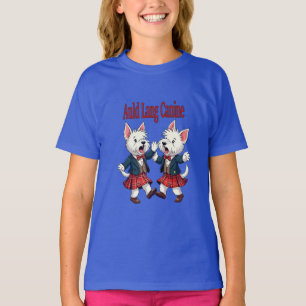 Auld Lang Canine West Highland Terrier Ceilidh T-Shirt