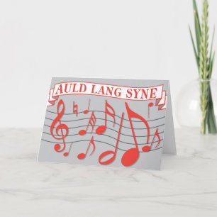 Auld Lang Syne Holiday Card