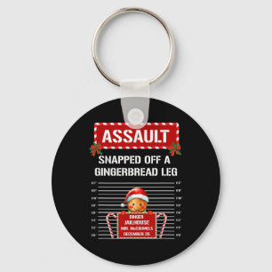 Ault Gingerbread Inmate Christmas Group Xmas Match Key Ring