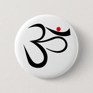 AUM 6 CM ROUND BADGE