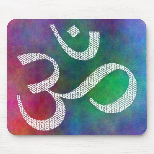 Aum Colourful OM Mouse Pad (Front)