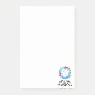 *~* Aum OM Symbol Mandala Water Lily Lotus Post-it Notes