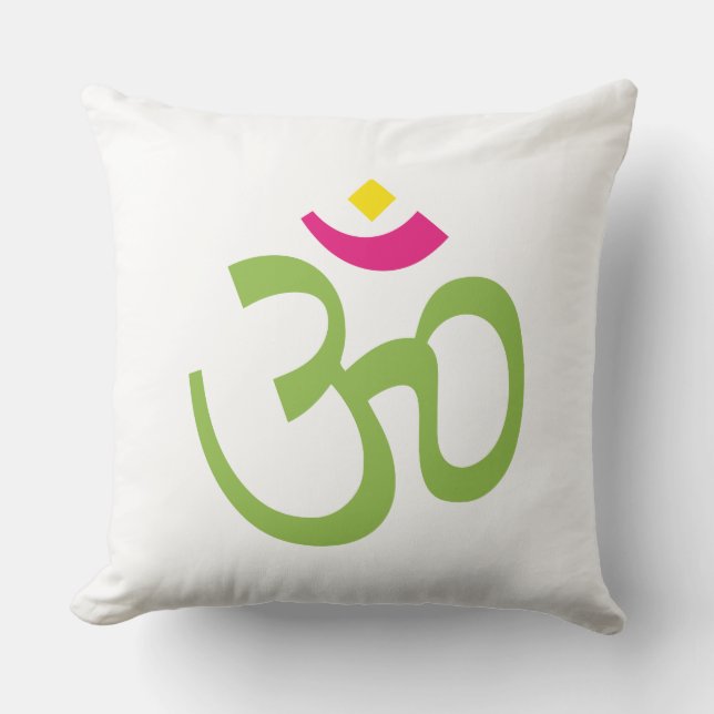 Aum sign cushion (Front)