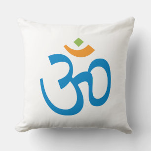 Aum sign cushion