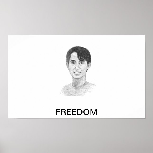 AUNG SAN SUU KYI POSTER (Front)