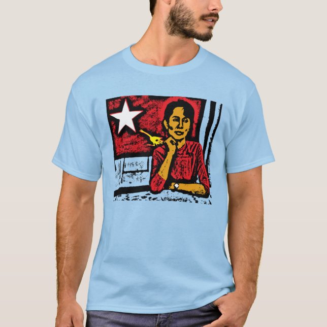 Aung San Suu Kyi T-Shirt (Front)