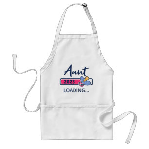 Aunt 2023 Loading I - Promoted To Auntie Standard Apron