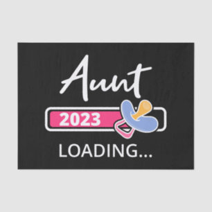 Aunt 2023 Loading I - Promoted To Auntie Tissue Paper