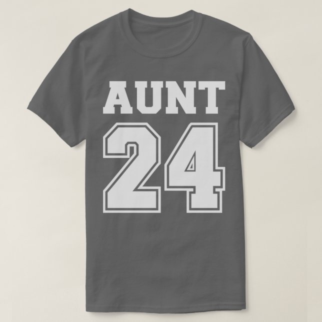 Aunt 2024 for first time auntie T-Shirt (Design Front)