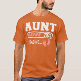 Aunt 2024 loading bar for new aunt T-Shirt