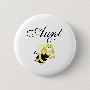 Aunt 2 be 6 cm round badge