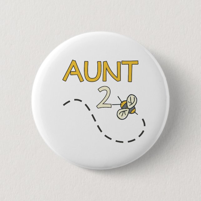 Aunt 2 Bee 6 Cm Round Badge (Front)