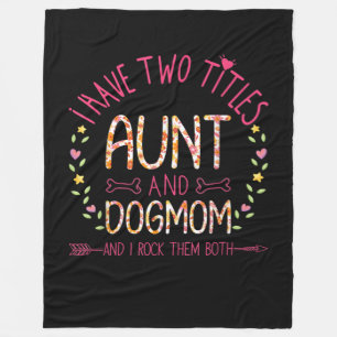 aunt and dog mum gifts  women sunflowers heart .pn fleece blanket