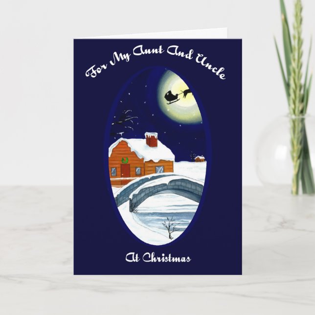 Aunt And Uncle Christmas card (Front)