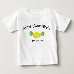 Aunt Baby Clothes Little Sweetie Niece Nephew T-Shirt
