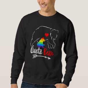 Aunt Bear Proud Mum Aunta Auntie Ally Lgbtq Rainbo Sweatshirt