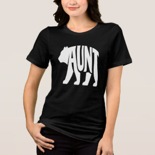 Aunt Bear  Tri-Blend Shirt