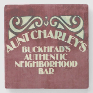 Aunt Charley's, Buckhead Atlanta Marble Stone Coas Coaster