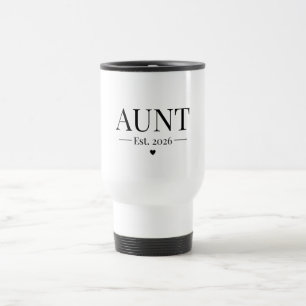 Aunt Established 2026 Travel Mug