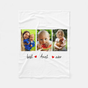 Aunt Ever 3 Photo  Fleece Blanket
