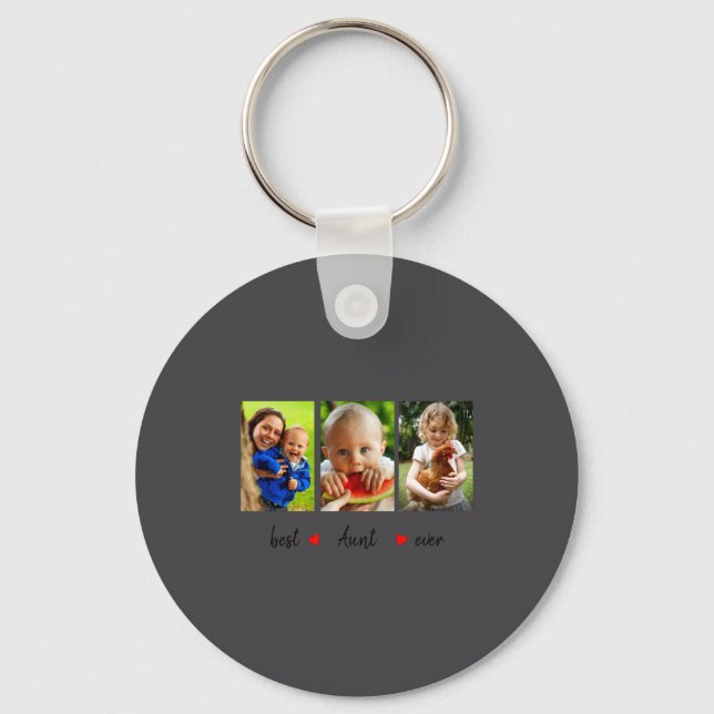 Aunt Ever 3 Photo  Key Ring (Front)